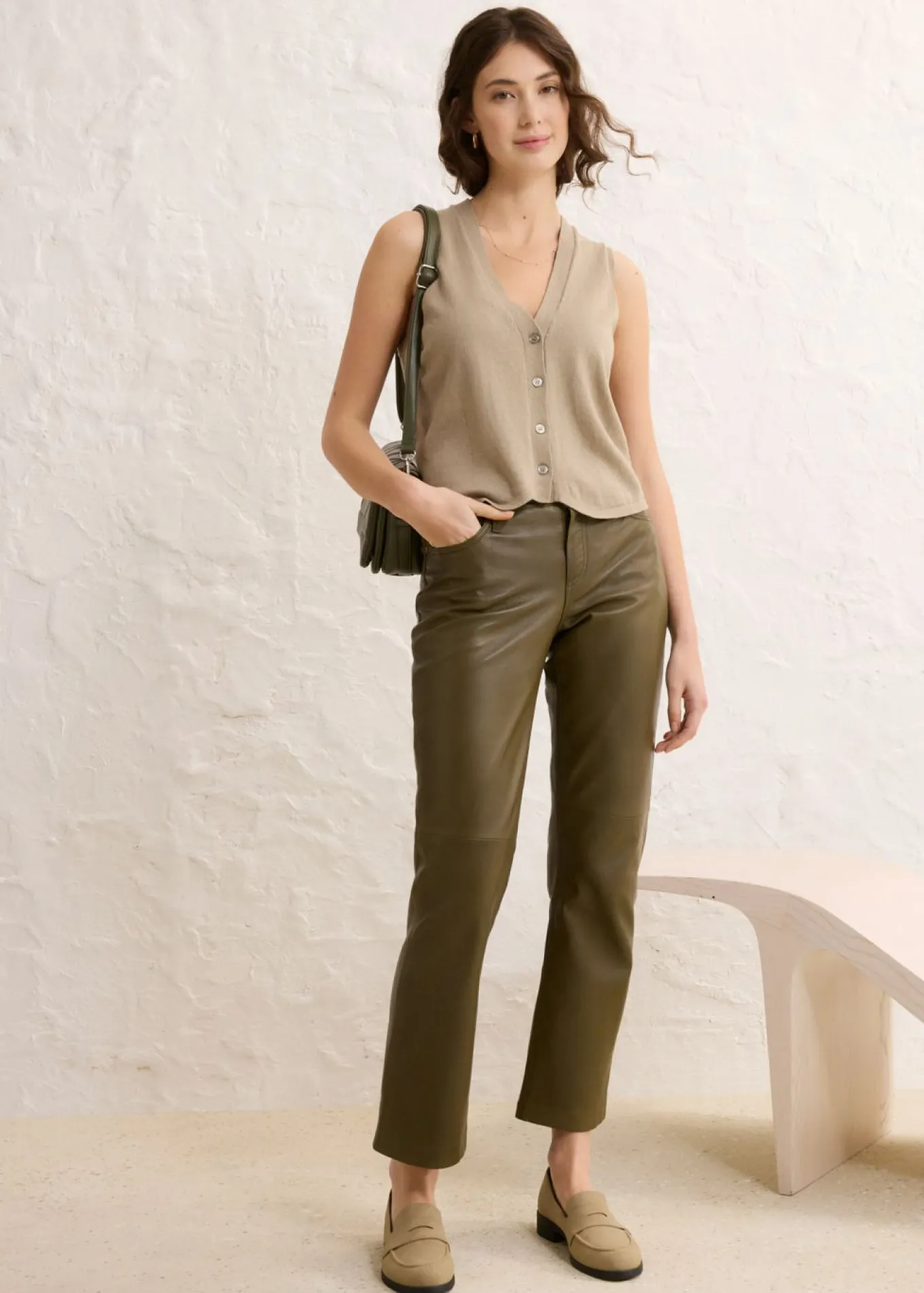 Pantalón de napa de borrego