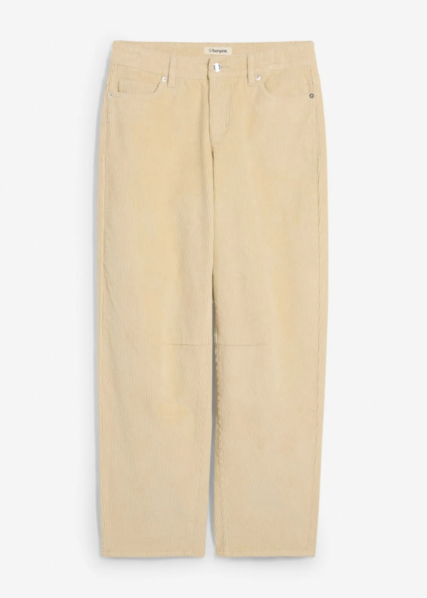 Pantalón de pana barrel, mid waist