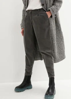 Pantalón de pana con algodón orgánico y corte bombacho