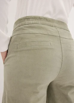 Pantalón de pana con cintura cómoda, high waist