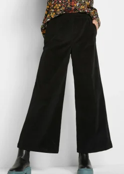 Pantalón de pana con cintura cómoda, high waist