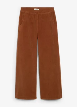 Pantalón de pana con cintura cómoda, high waist