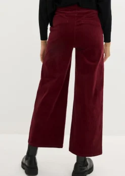 Pantalón de pana con cintura cómoda, high waist