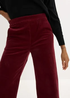 Pantalón de pana con cintura cómoda, high waist