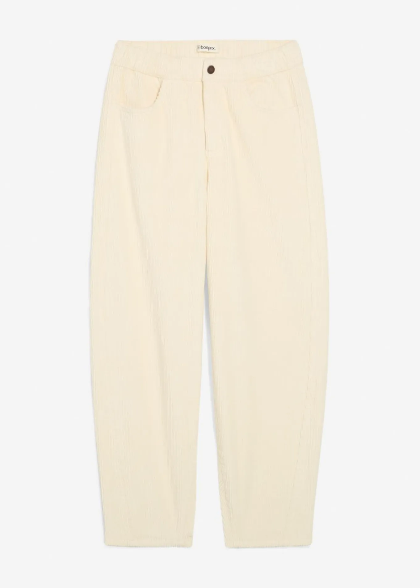 Pantalón de pana con corte barrel