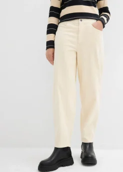 Pantalón de pana con corte barrel