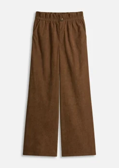 Pantalón de pana con perneras anchas