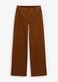 Pantalón de pana de algodón orgánico con elástico