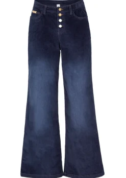 Pantalón de pana de algodón con elástico