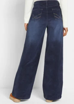 Pantalón de pana de algodón con elástico
