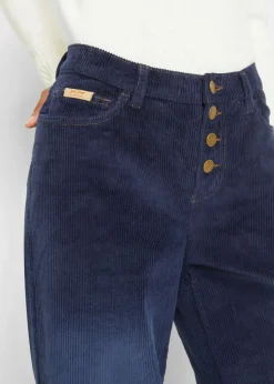 Pantalón de pana de algodón con elástico