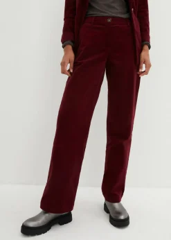 Pantalón de pana de algodón orgánico con elástico