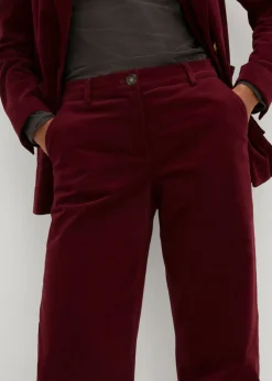 Pantalón de pana de algodón orgánico con elástico