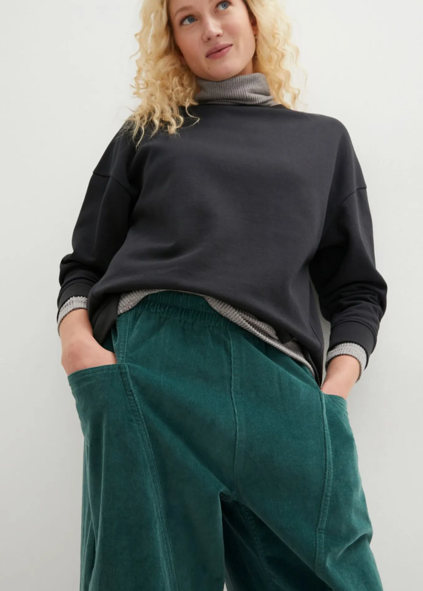 Pantalón de pana de mezcla de algodón