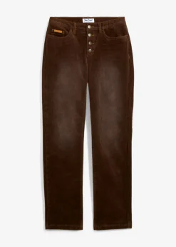 Pantalón de pana elástico de corte ancho