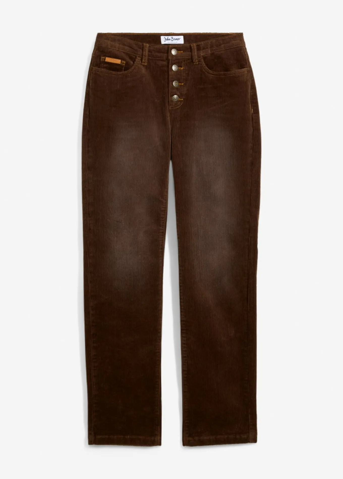 Pantalón de pana elástico de corte ancho
