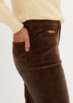 Pantalón de pana elástico de corte ancho