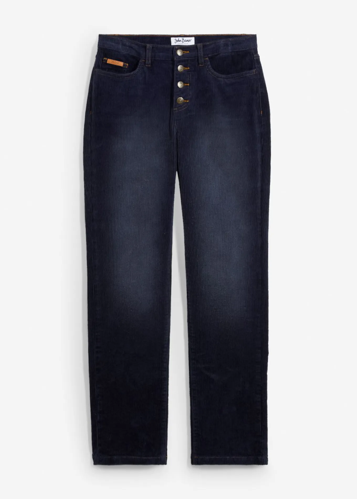 Pantalón de pana elástico de corte ancho