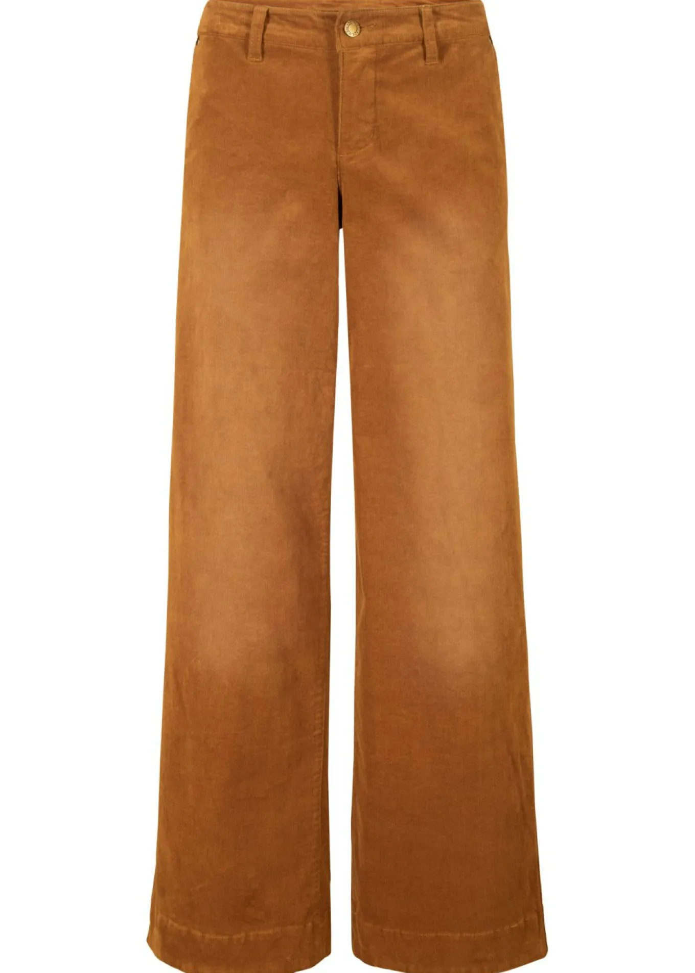 Pantalón de pana elástico de corte ancho