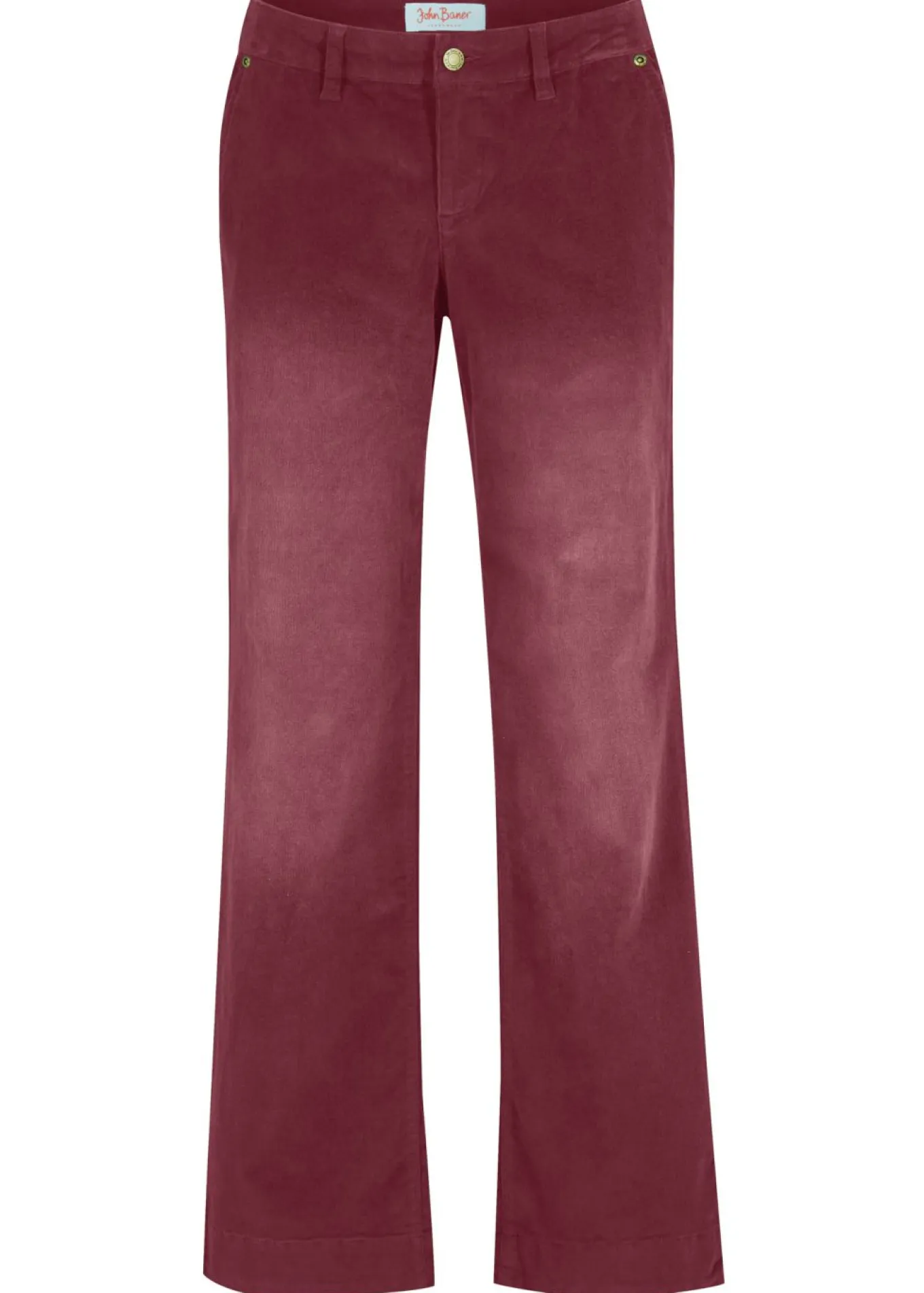Pantalón de pana elástico de corte ancho