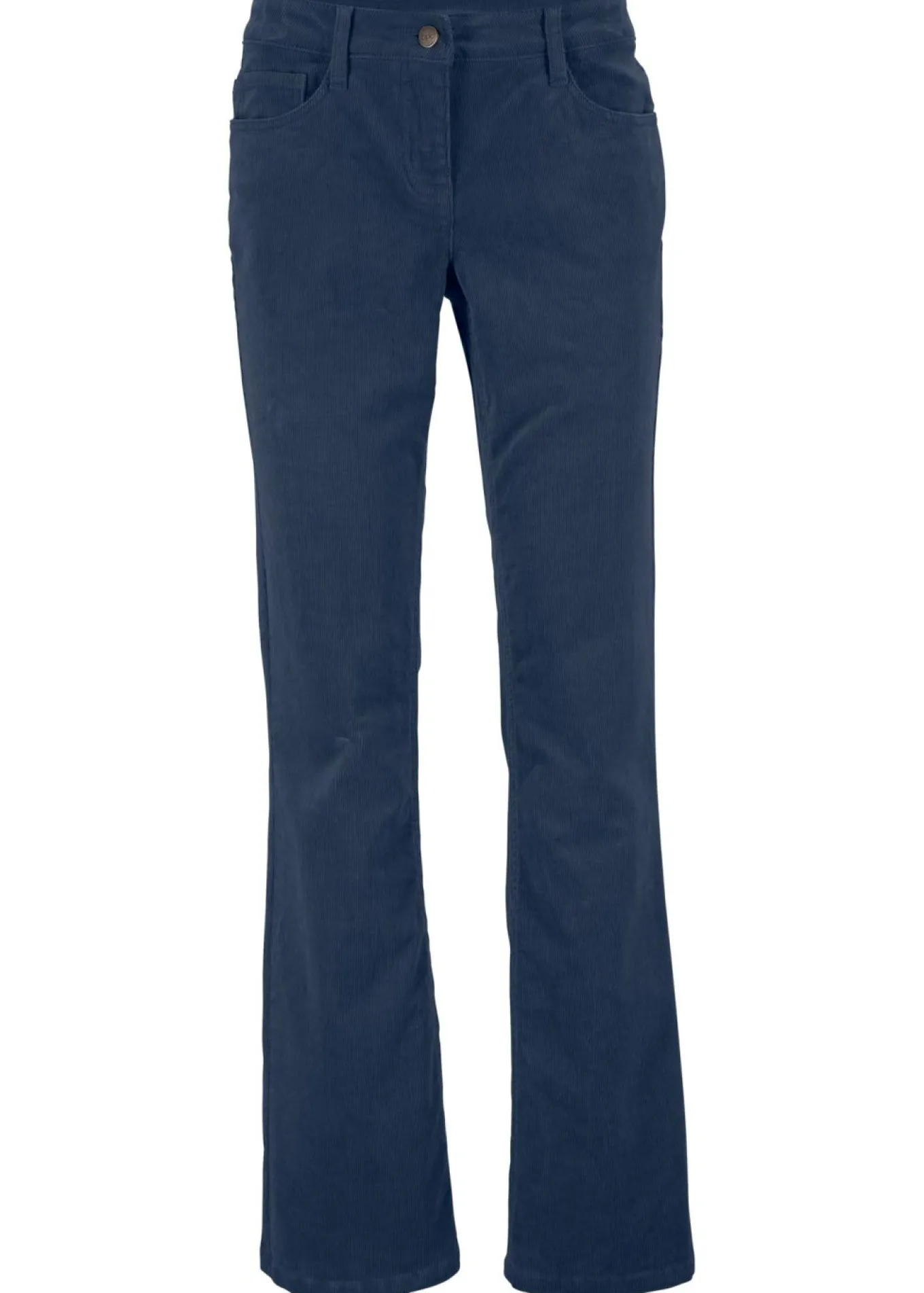 Pantalón de pana elástico de corte recto
