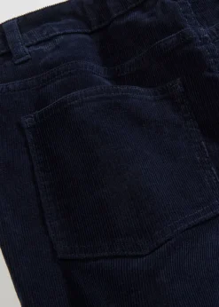 Pantalón de pana elástico de corte recto