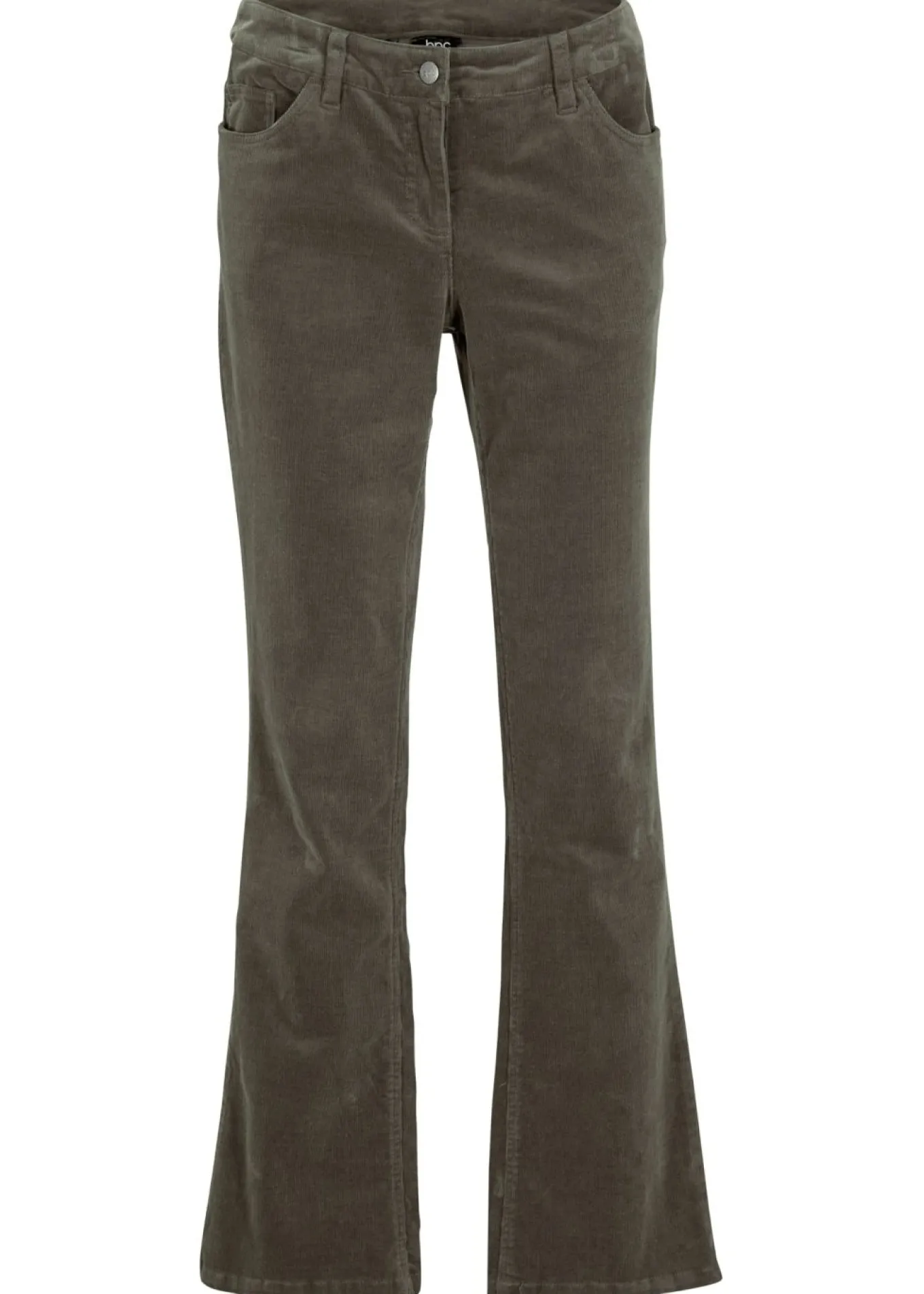 Pantalón de pana elástico de corte recto