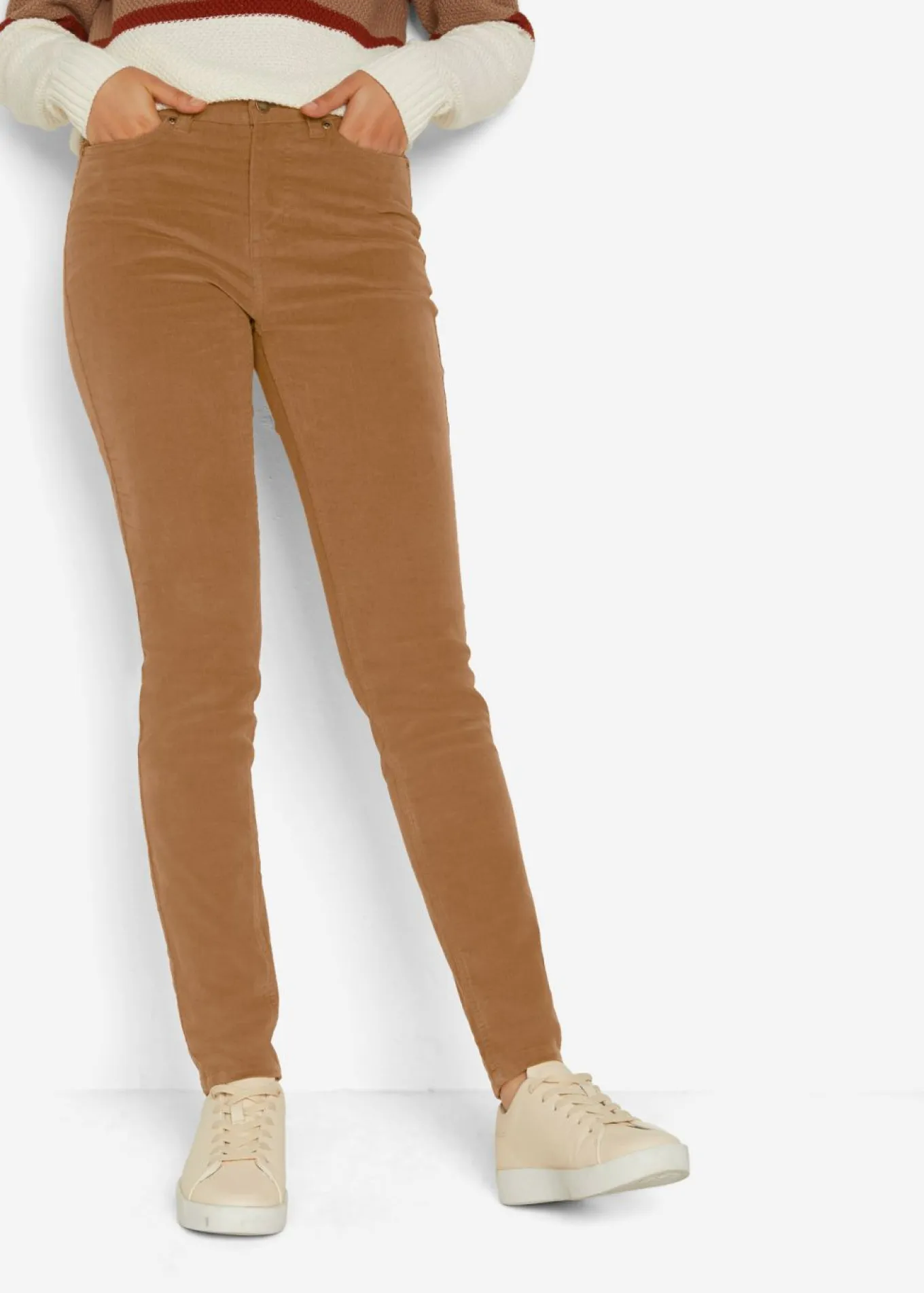 Pantalón de pana elástico, skinny