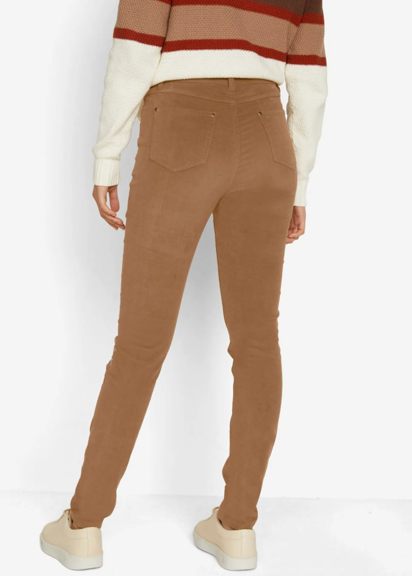 Pantalón de pana elástico, skinny