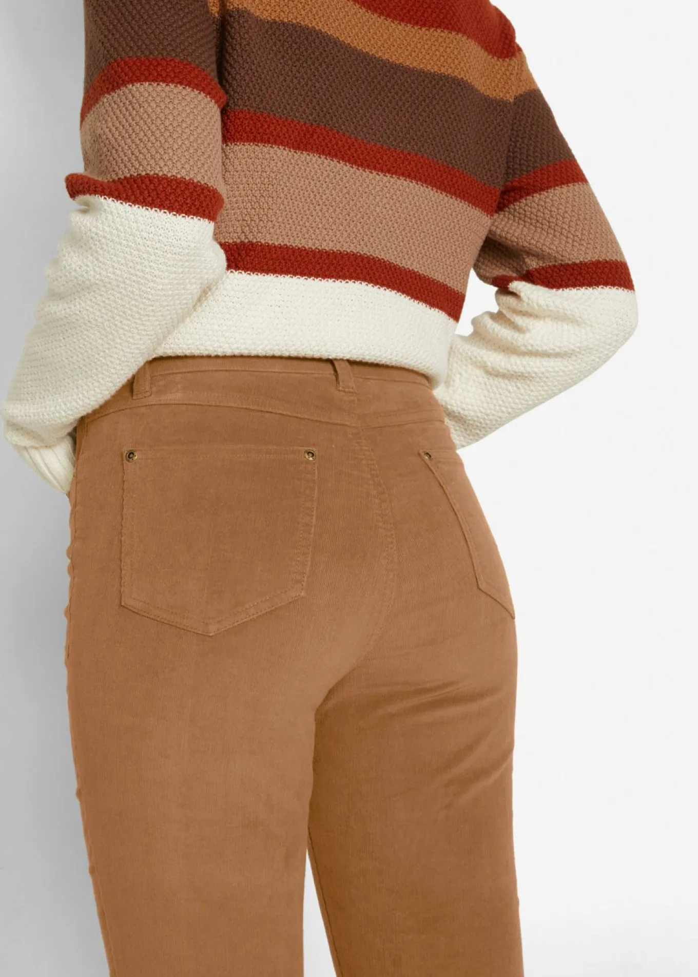 Pantalón de pana elástico, skinny