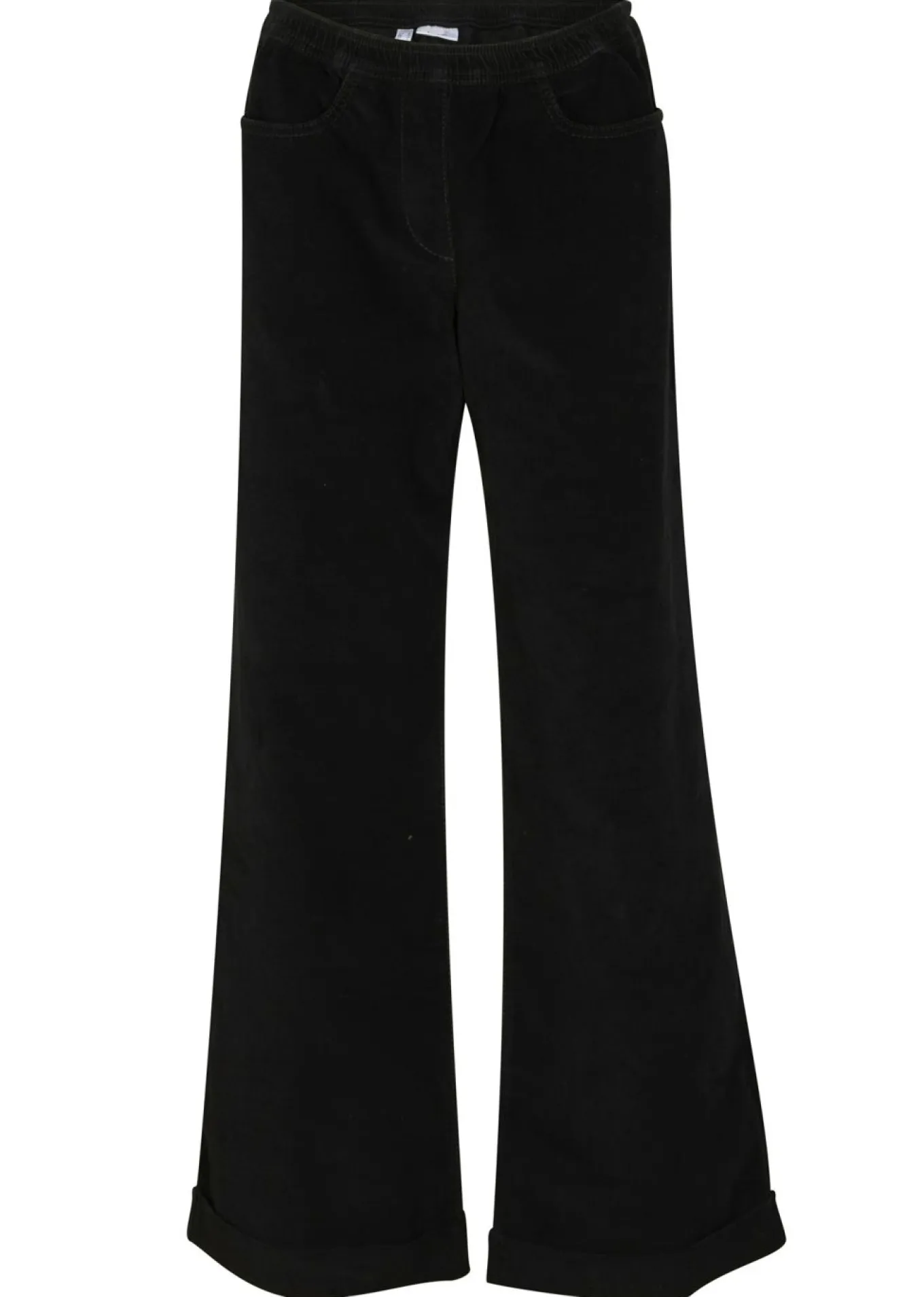 Pantalón de pana elástico y ancho, high waist