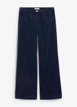 Pantalón de pana elástico y ancho, high waist