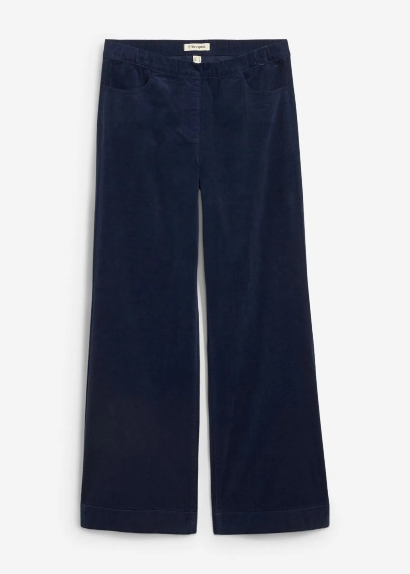Pantalón de pana elástico y ancho, high waist