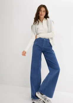 Pantalón de pana en mezcla de algodón elástico