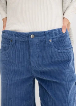 Pantalón de pana en mezcla de algodón elástico
