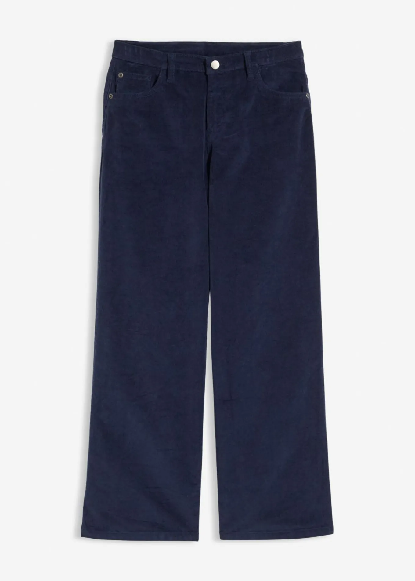 Pantalón de pana suave de algodón orgánico reciclable y elástico