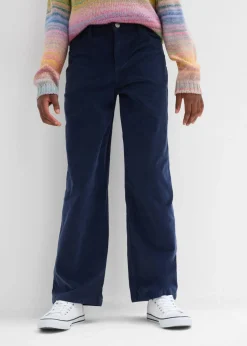 Pantalón de pana suave de algodón orgánico reciclable y elástico