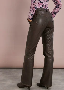 Pantalón de piel sintética