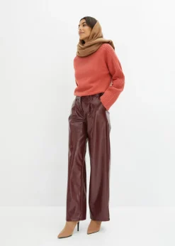 Pantalón de piel sintética