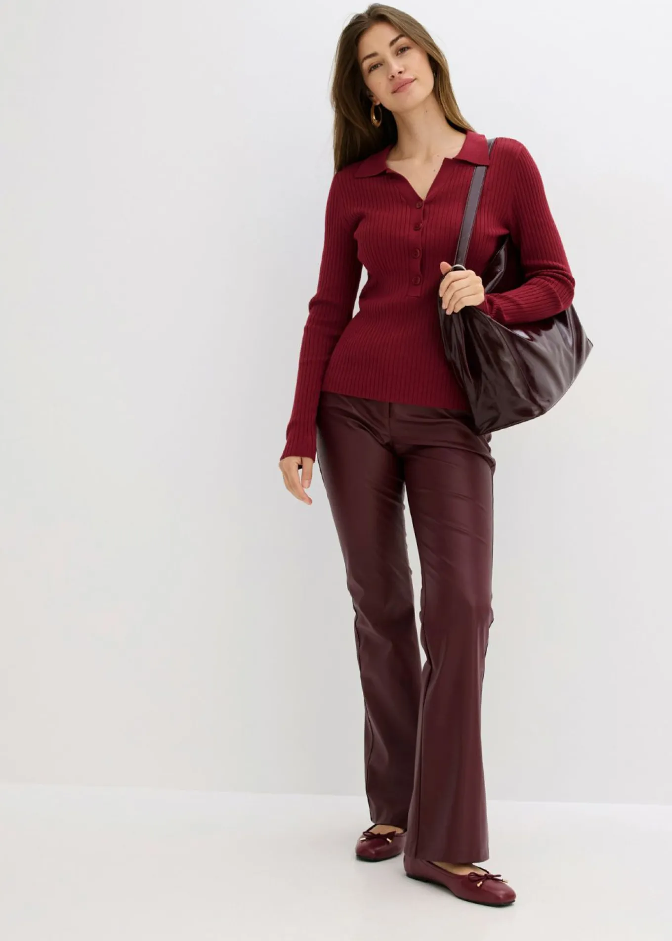 Pantalón de piel sintética