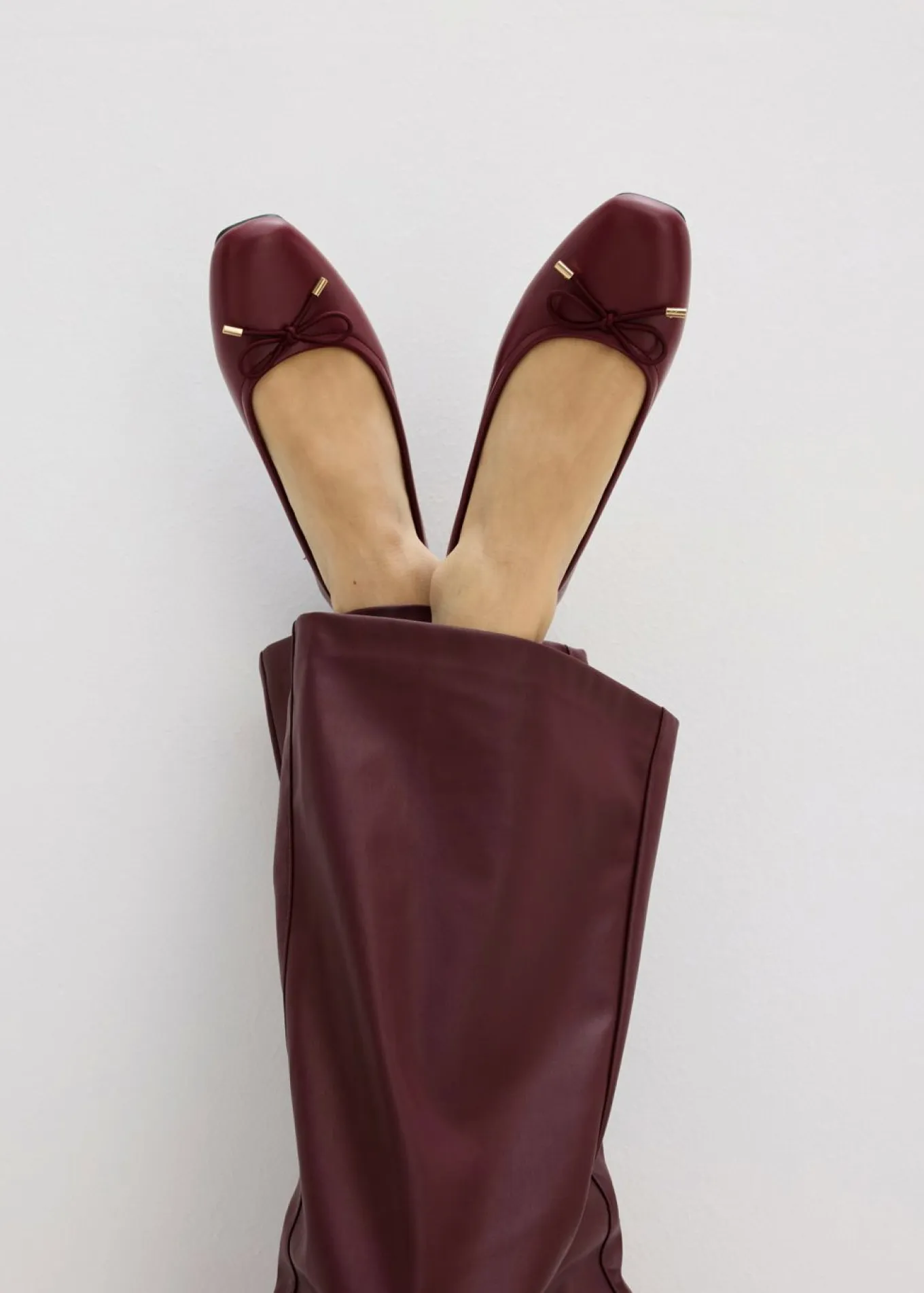 Pantalón de piel sintética