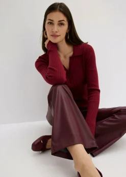Pantalón de piel sintética