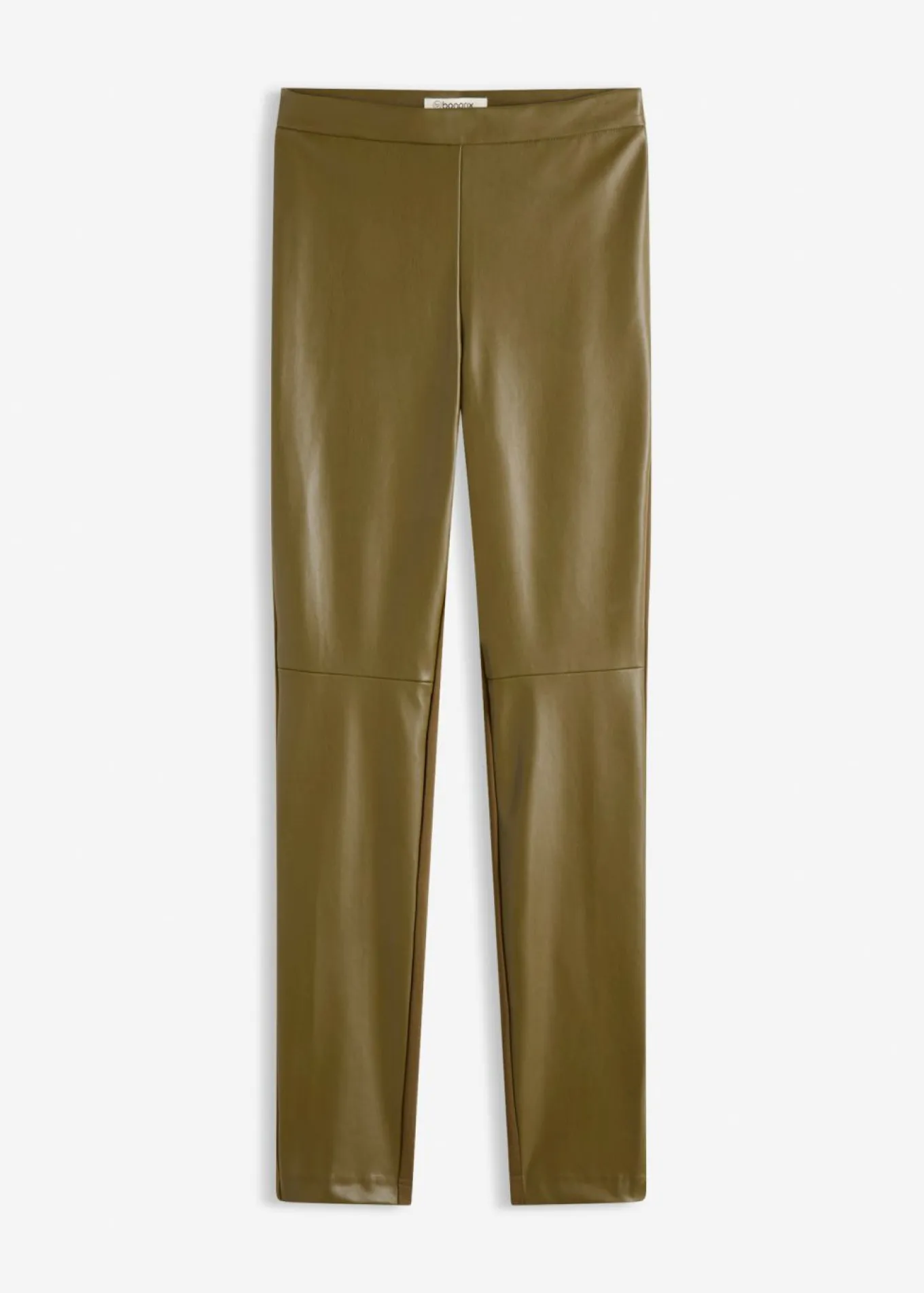 Pantalón de piel sintética en mezcla Punto di Roma