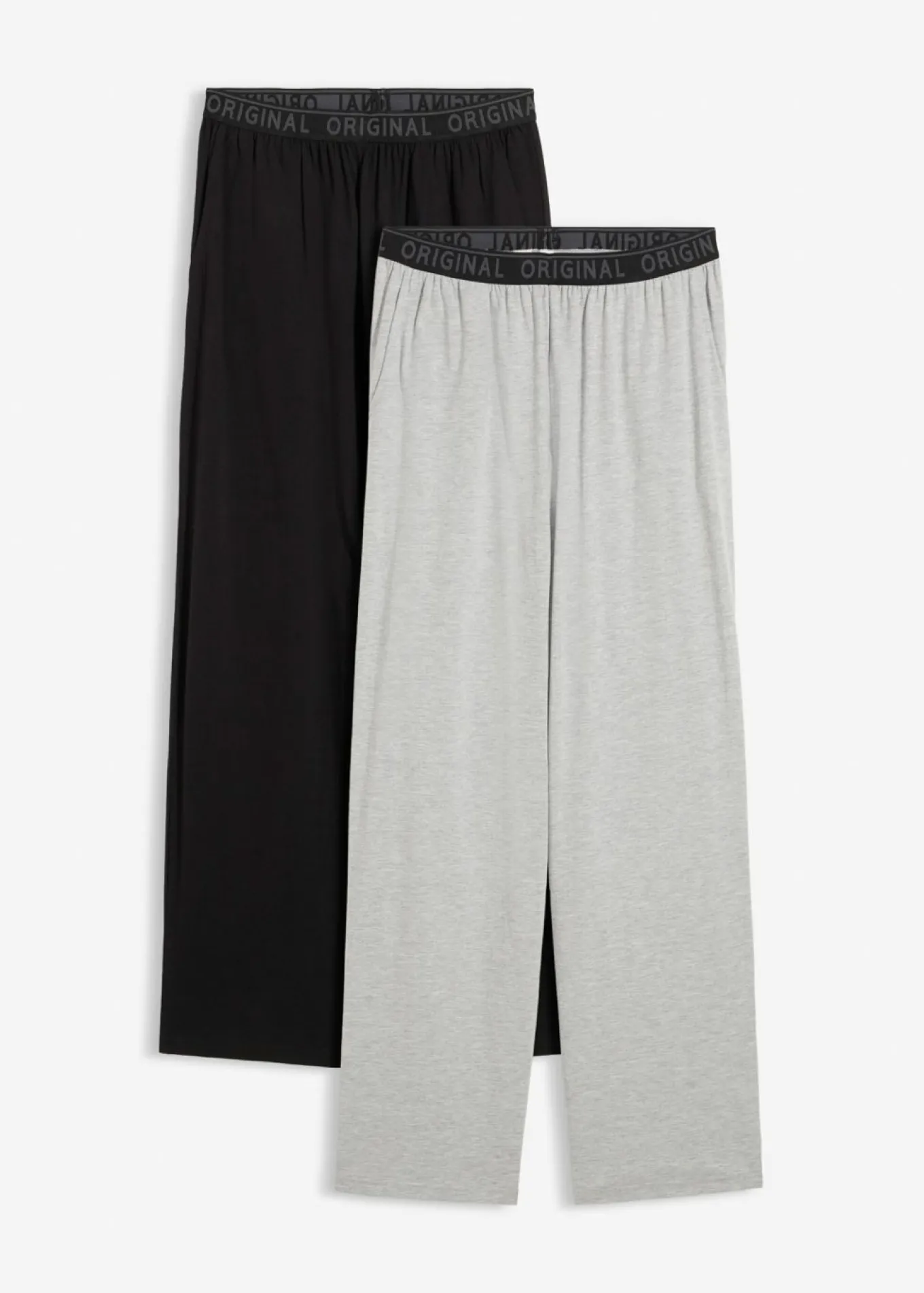 Pantalón de pijama de algodón puro (2 unidades)