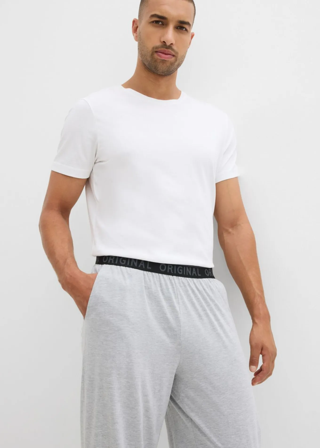 Pantalón de pijama de algodón puro (2 unidades)