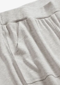 Pantalón de pijama de suave canalé de viscosa