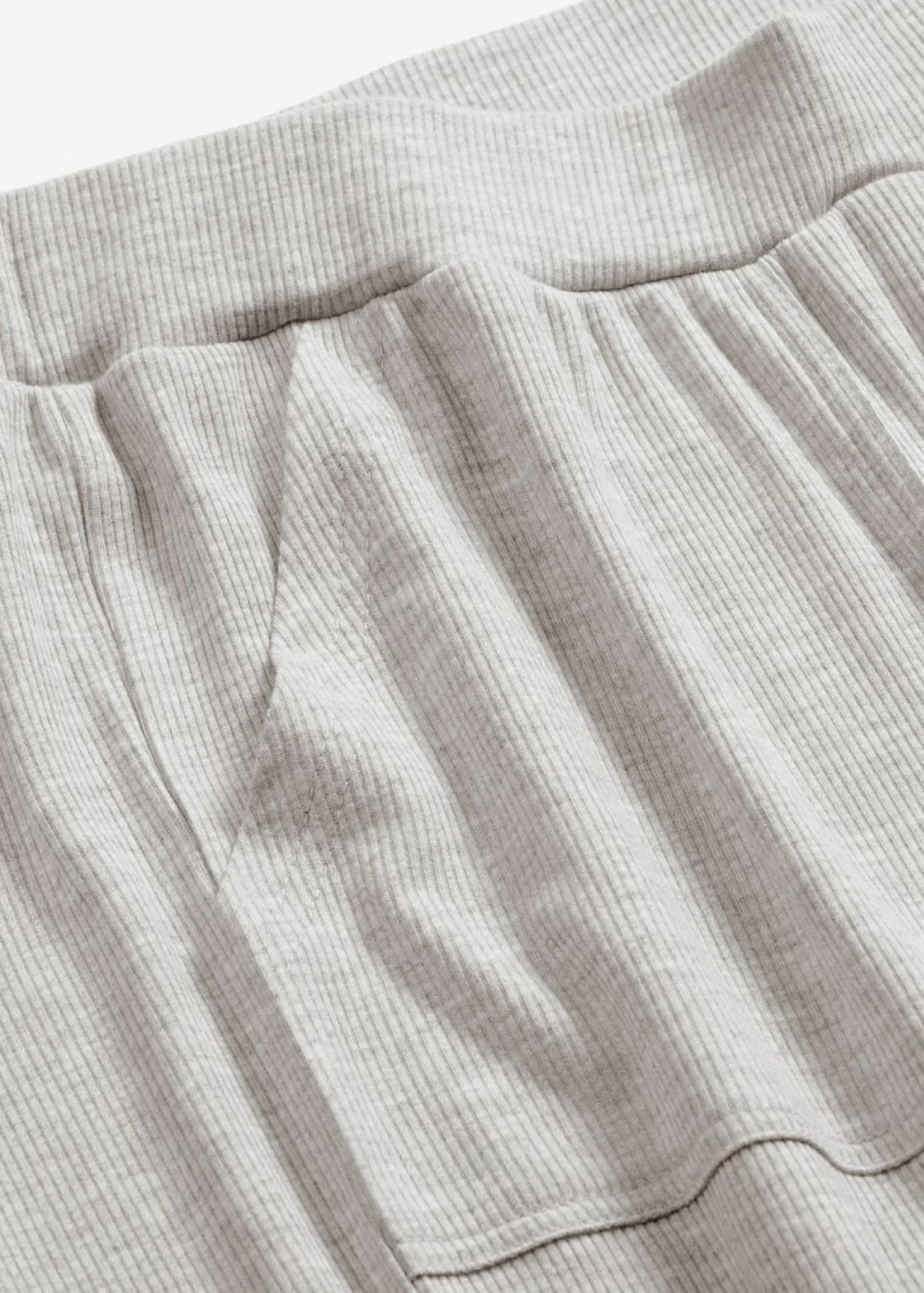 Pantalón de pijama de suave canalé de viscosa