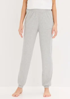 Pantalón de pijama de suave canalé de viscosa