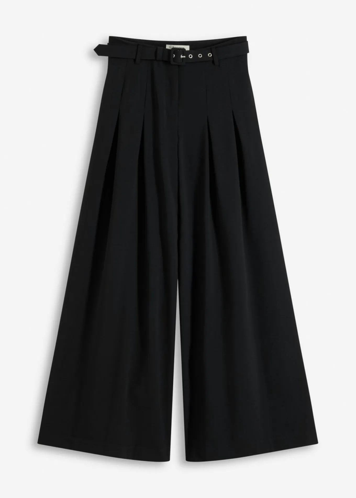 Pantalón de pinzas con cinturón (2 piezas)