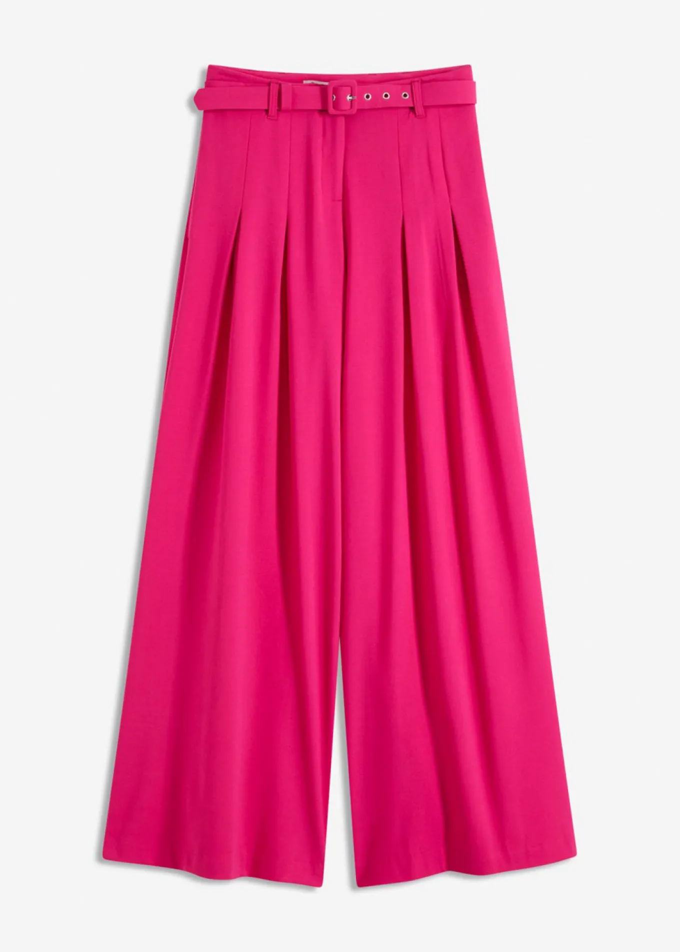 Pantalón de pinzas con cinturón (2 piezas)